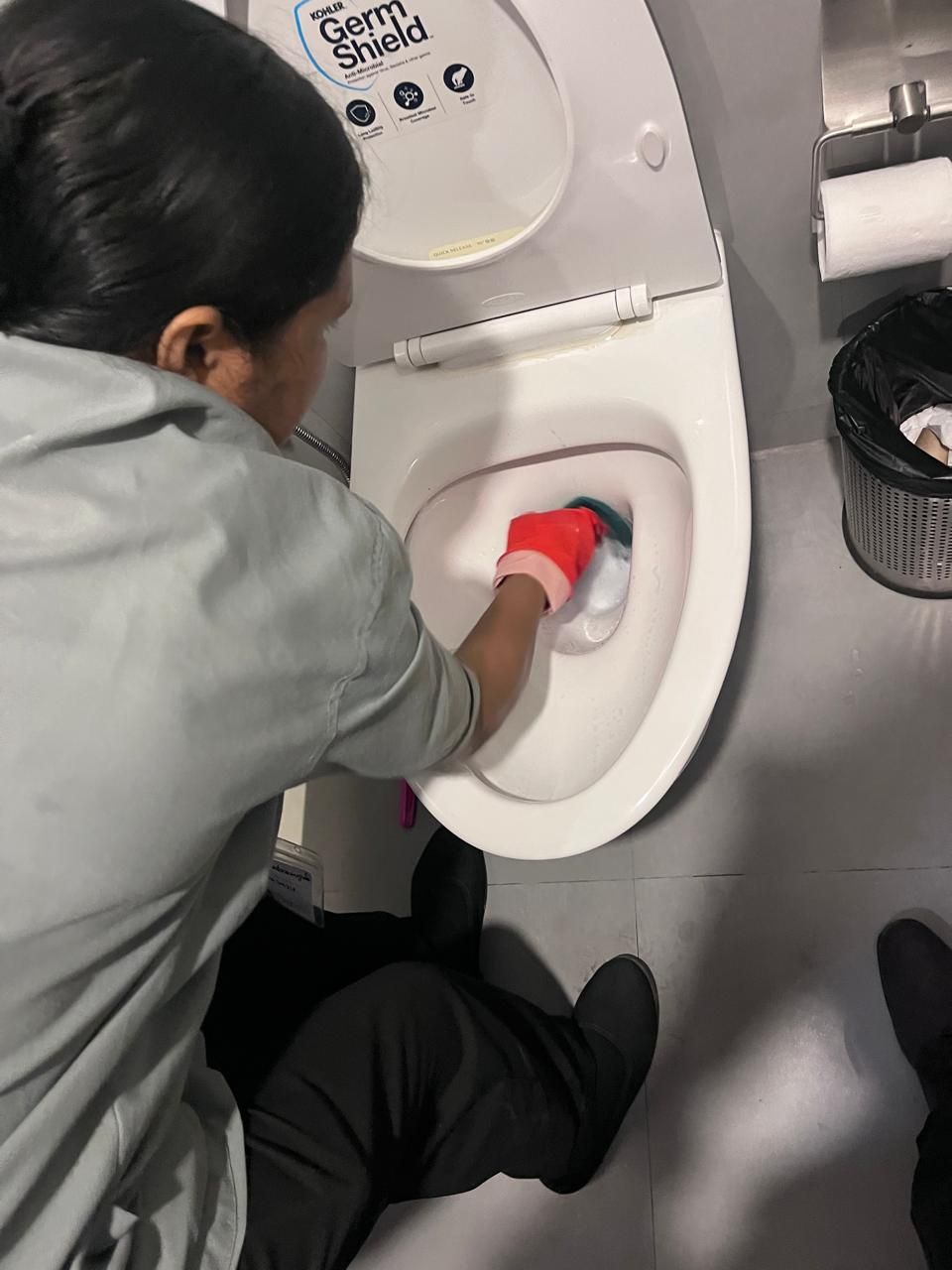 Restroom hygiene training